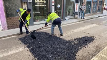 Sinop’ta yol bakım çalışmaları devam ediyor