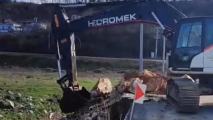 Sinop’ta çöken köprü yoluna hızlı müdahale