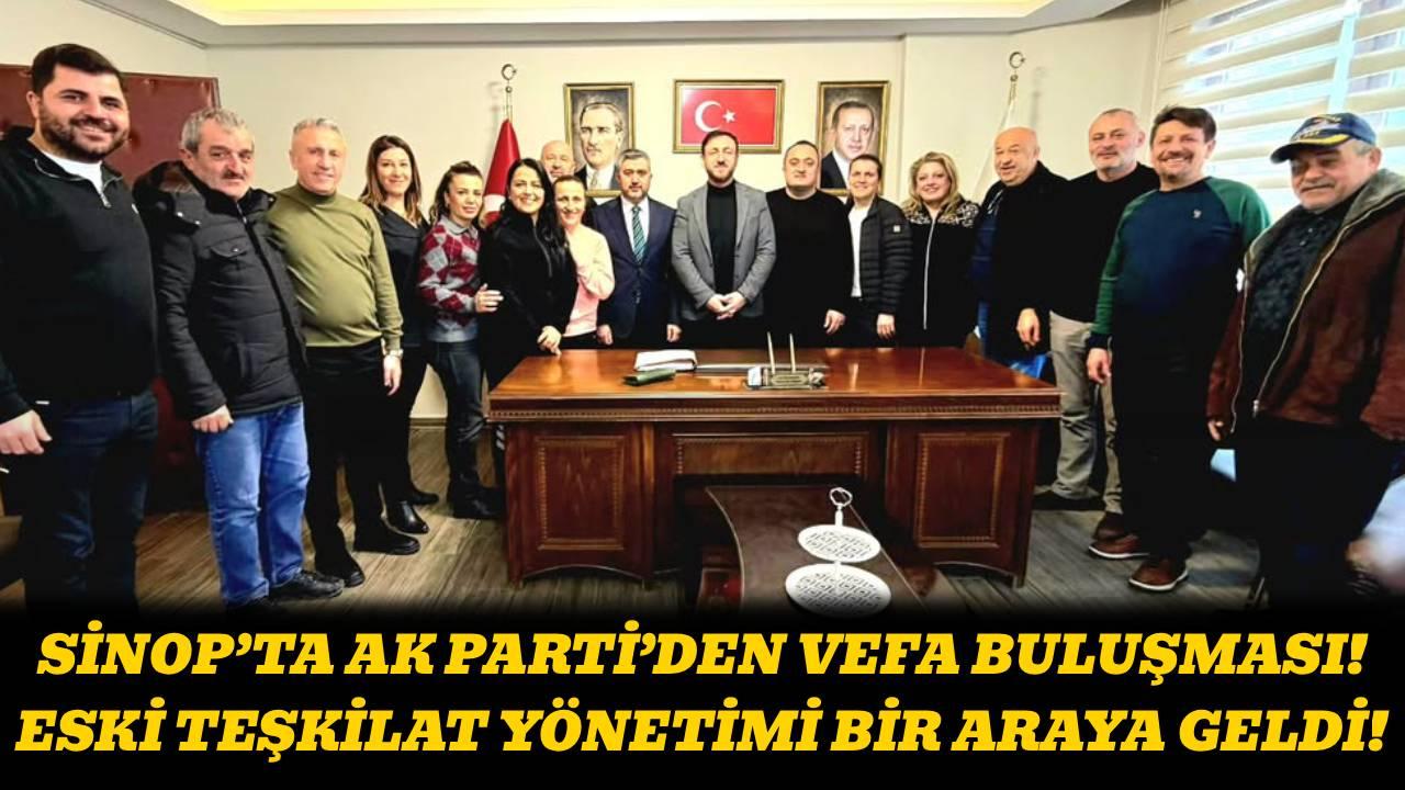 Sinop’ta teşkilatın eski tüfeklerinden birlik mesajı