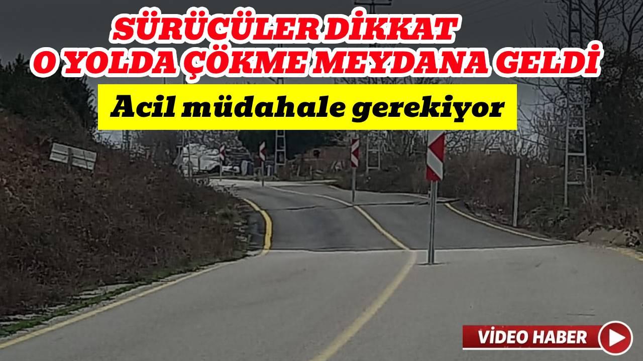 Bu yoldan geçecekler dikkatli olun