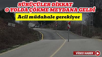 Bu yoldan geçecekler dikkatli olun
