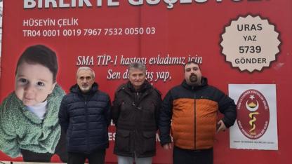 SMA’lı Uras bebek için Sinop’ta umut nöbeti
