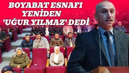 Boyabat'ta esnaf 'Uğur Yılmaz' dedi