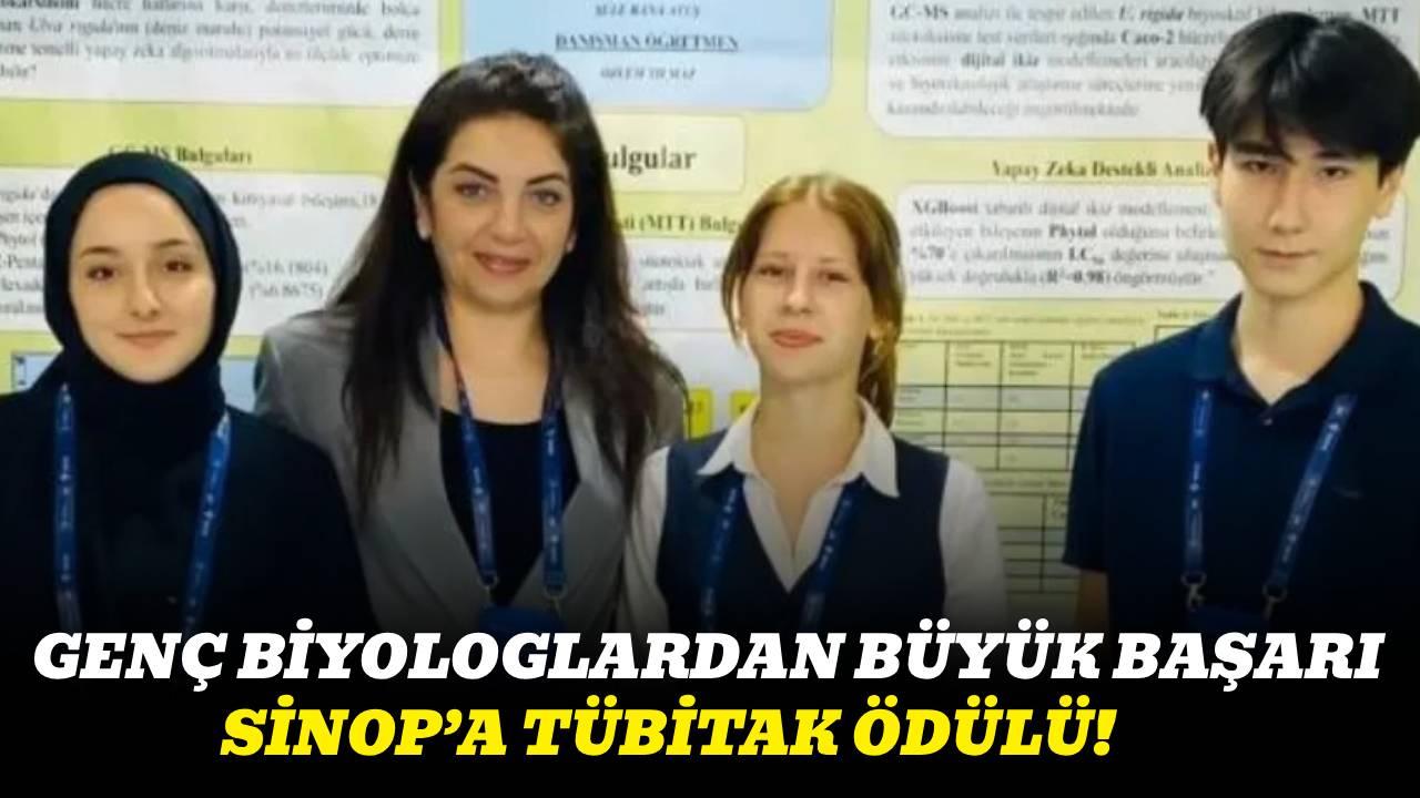 Sinoplu gençlerden biyolojide bölge derecesi