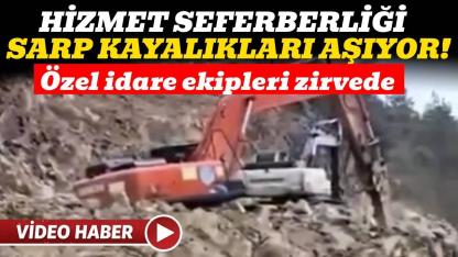 Sinop Özel İdare’den sarp arazi şartlarında kesintisiz hizmet