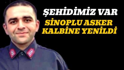 Sinoplu genç askerden acı haber