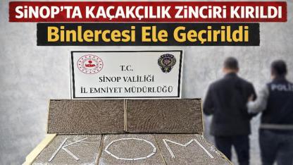 Sinop’ta kaçakçılığa geçit yok