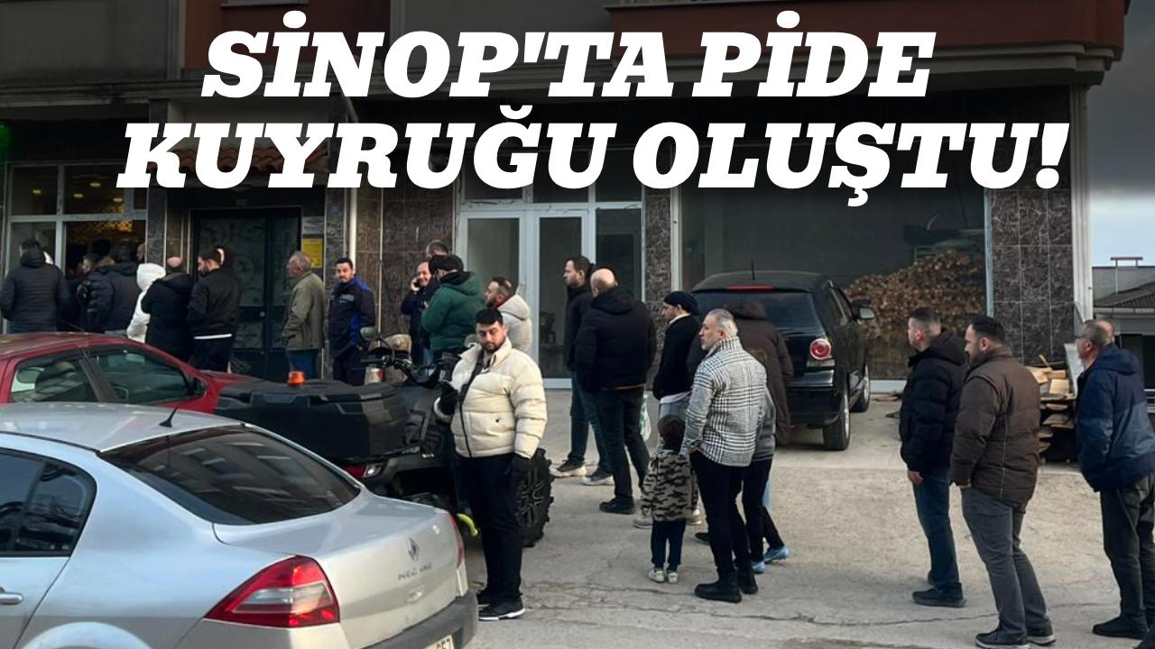 İftar öncesi Sinop’ta fırınların önü doldu