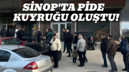 İftar öncesi Sinop’ta fırınların önü doldu