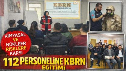 Sinop'ta sağlıkçılara KBRN farkındalık eğitimi
