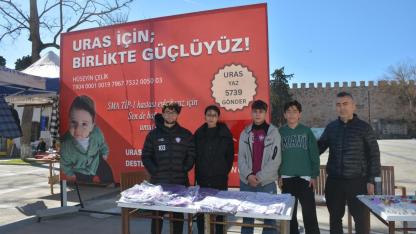 Sinopspor altyapısından Uras bebeğe anlamlı destek