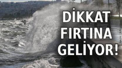 Sinop açıklarında fırtına etkili olacak