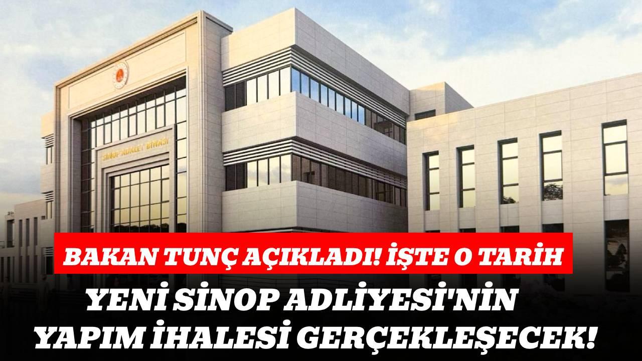 Sinop Adalet binasının yapım ihalesi yarın gerçekleştirilecek