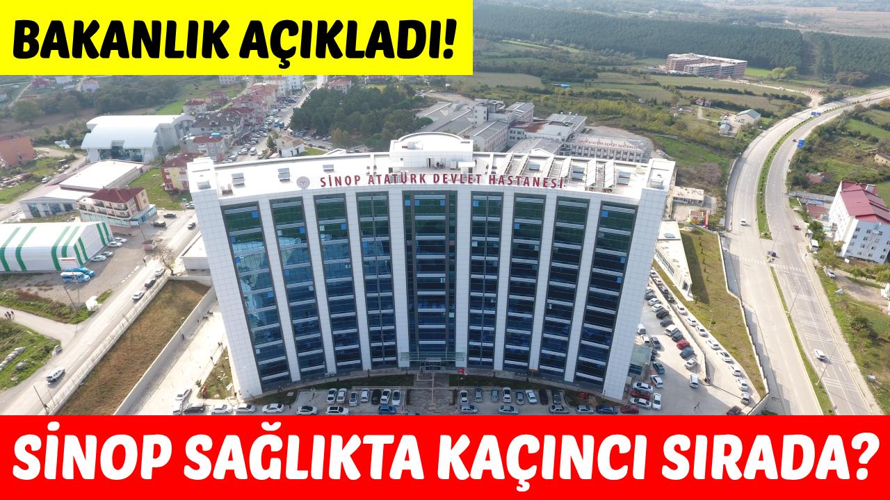 Sinop, sağlık performansıyla dikkat çekti