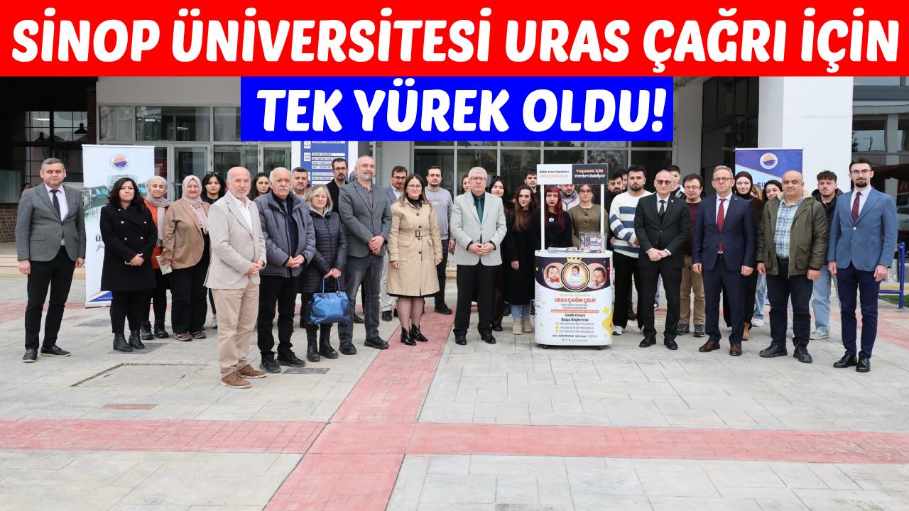 Sinop Üniversitesi'nden SMA’lı Uras Çağrı bebek için seferberlik