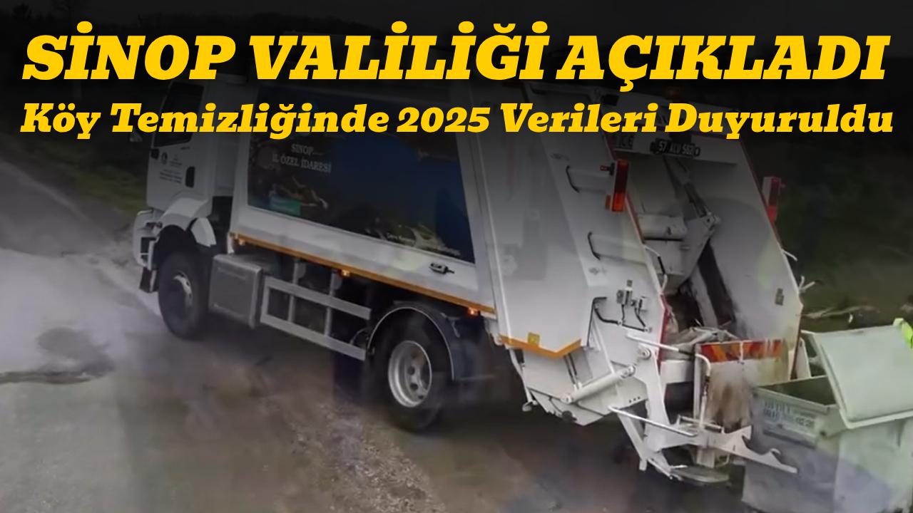 Sinop Valiliği köy temizlik verilerini açıkladı