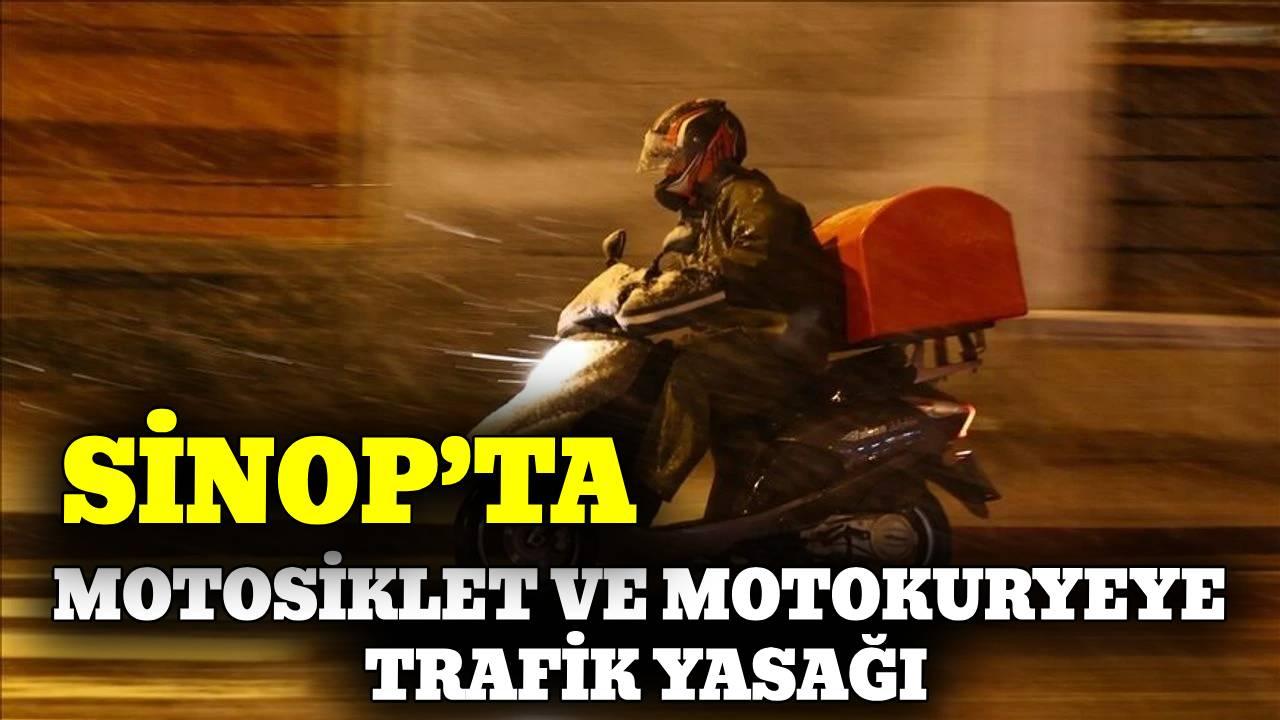 Sinop Valiliği’nden trafik tedbiri