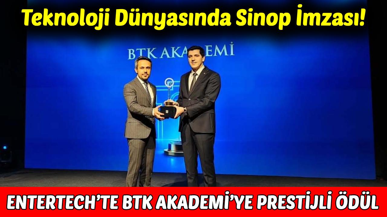 Sinoplu genç yöneticinin çalışmaları ödülle taçlandı