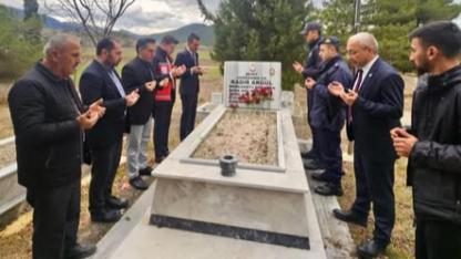 Sinoplu şehit mezarı başında anıldı