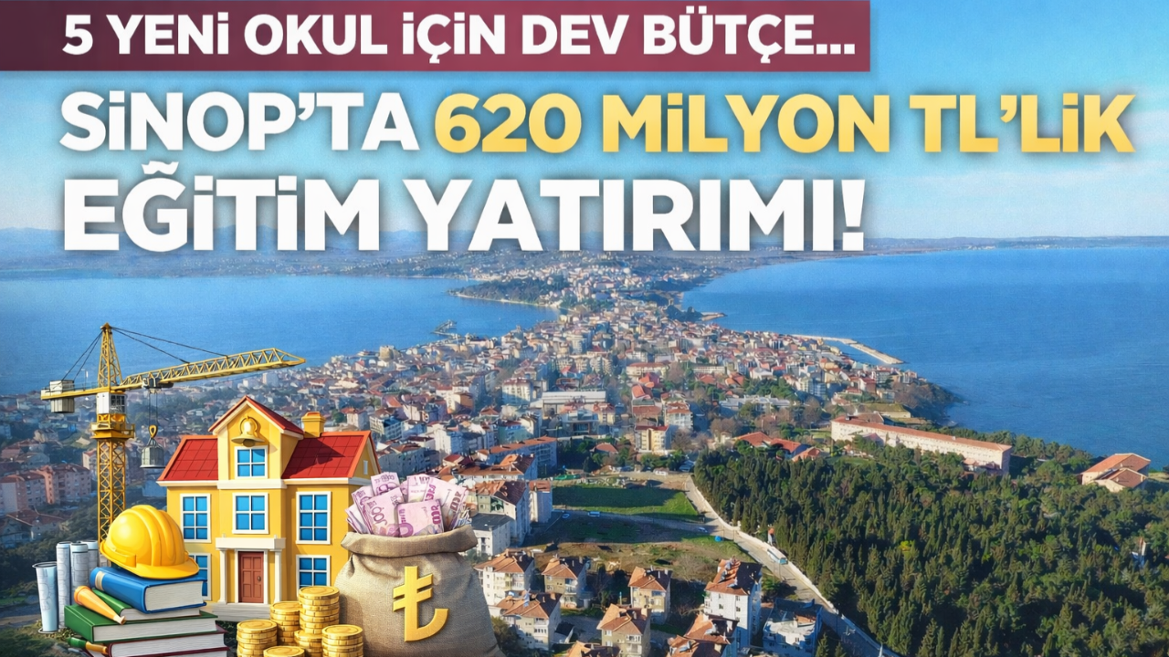Sinop’ta 620 milyon TL’lik yatırım programı