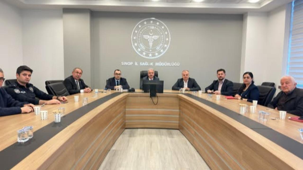 Sinop'ta afet hazırlığı için kurumlar bir araya geldi