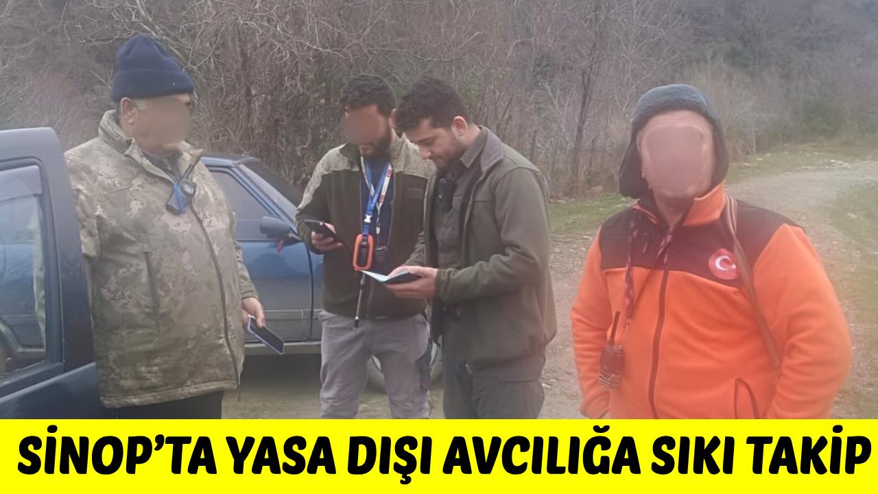 Sinop'ta avcılara sıkı denetim