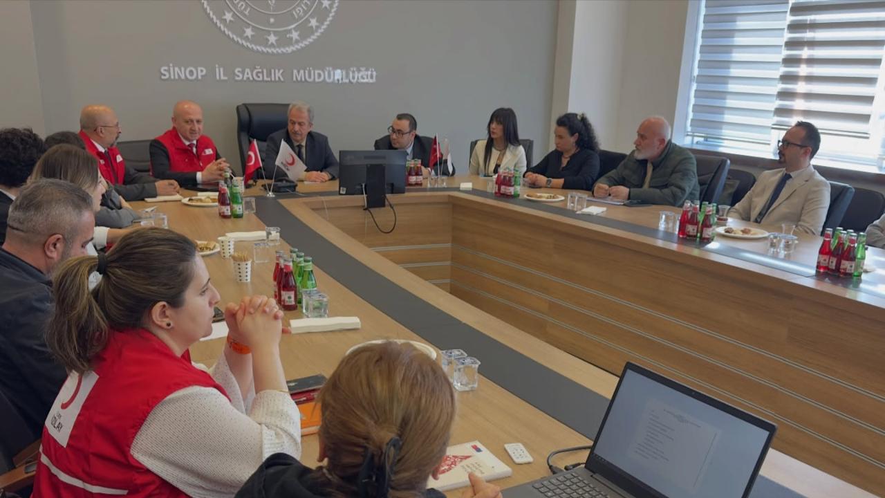Sinop’ta bölgesel kan hizmetleri heğerlendirildi