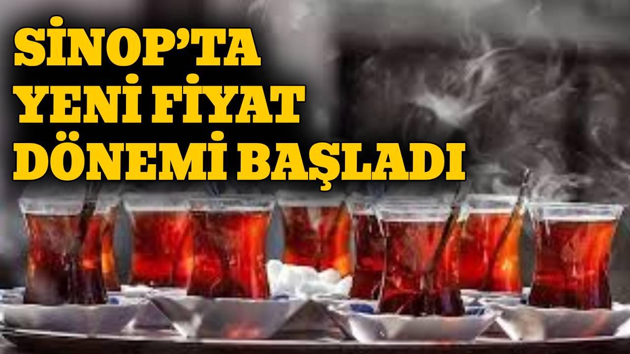 Sinop’ta çay fiyatları güncellendi