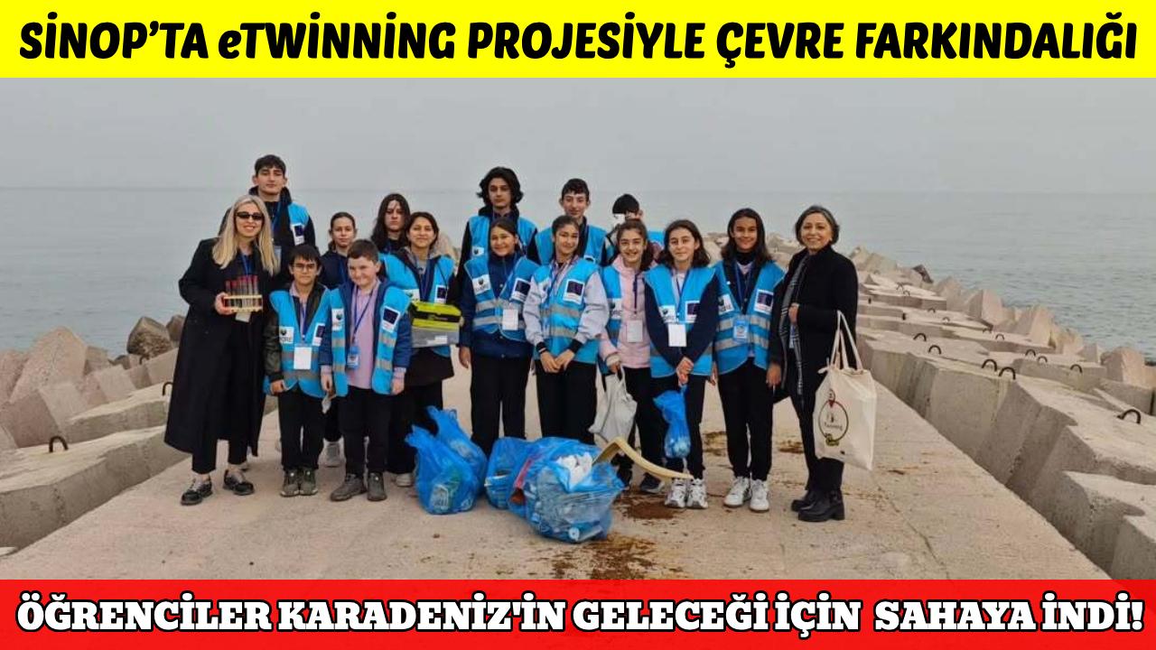 Sinop’ta çevre bilinci saha çalışmasıyla pekişti