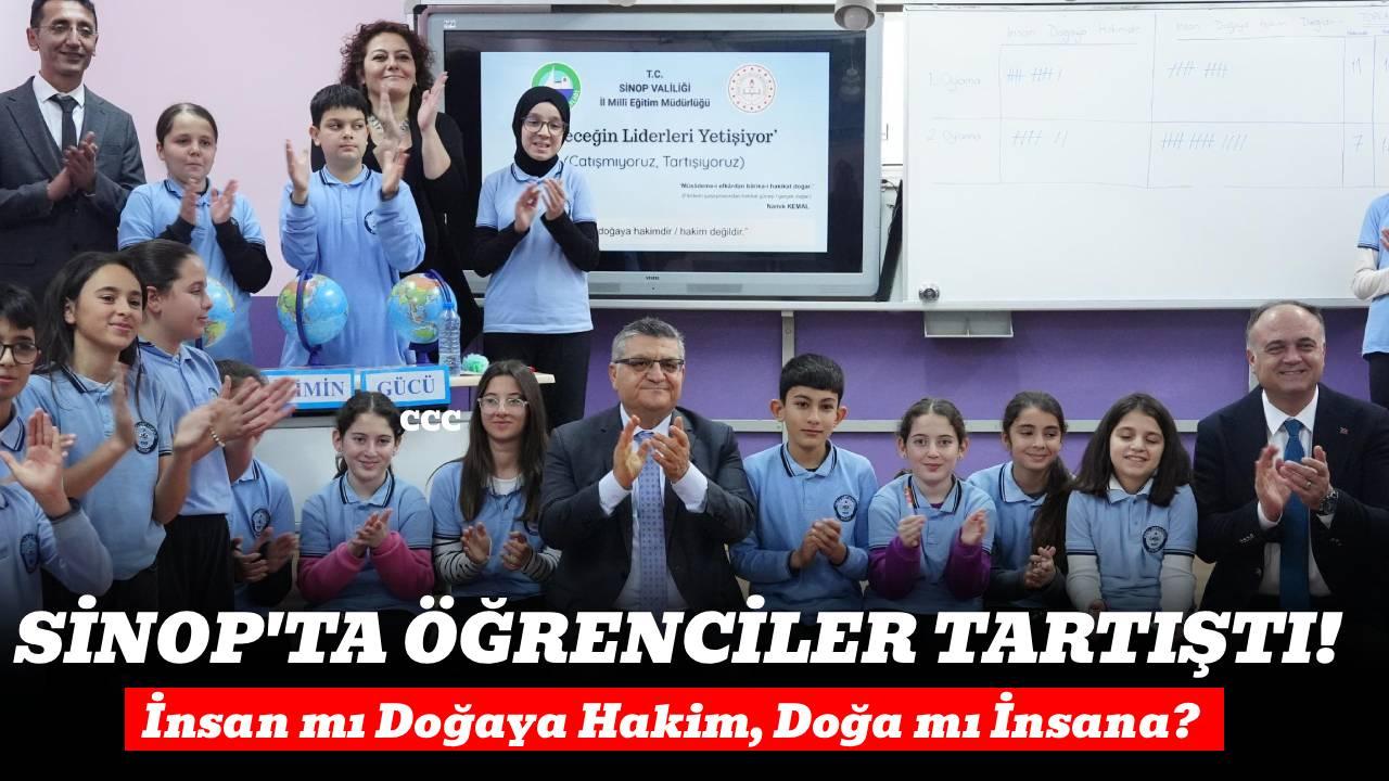Sinop’ta geleceğin liderleri "Doğa ve İnsan"ı tartıştı