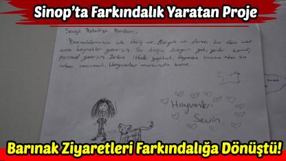 Sinop’ta hayvan haklarına duyarlı nesil yetişiyor