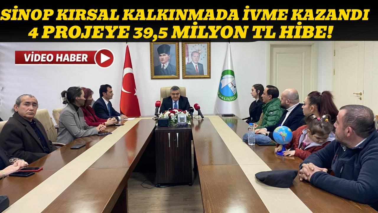 Sinop’ta IPARD III kapsamında 4 projeye 39,5 milyon TL hibe