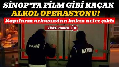 Sinop’ta kaçak alkol operasyonu: 1.080 litre etil alkol yakalandı