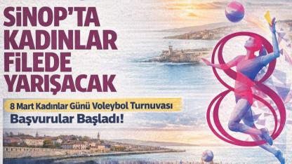 Sinop’ta Kadınlara Özel Voleybol Turnuvası