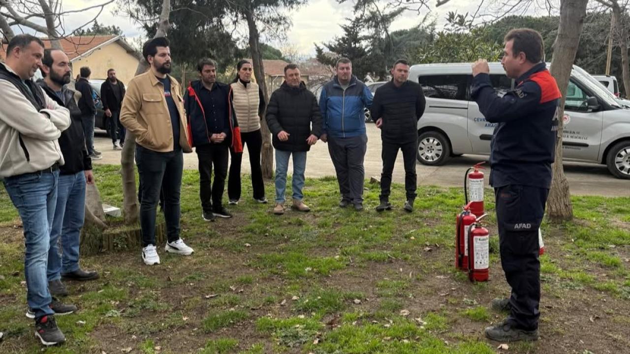 Sinop’ta kamu personeline yangın eğitimi
