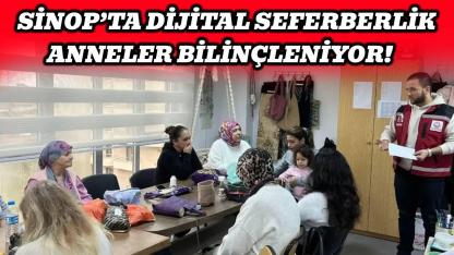 Sinop’ta kursiyerlere ‘Dijital Dünya’ rehberliği