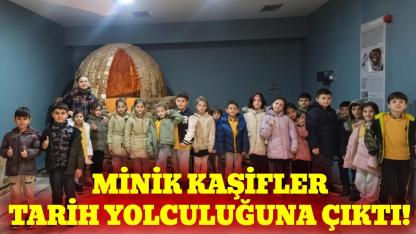 Sinop'ta minik öğrenciler müzede keşfe çıktı
