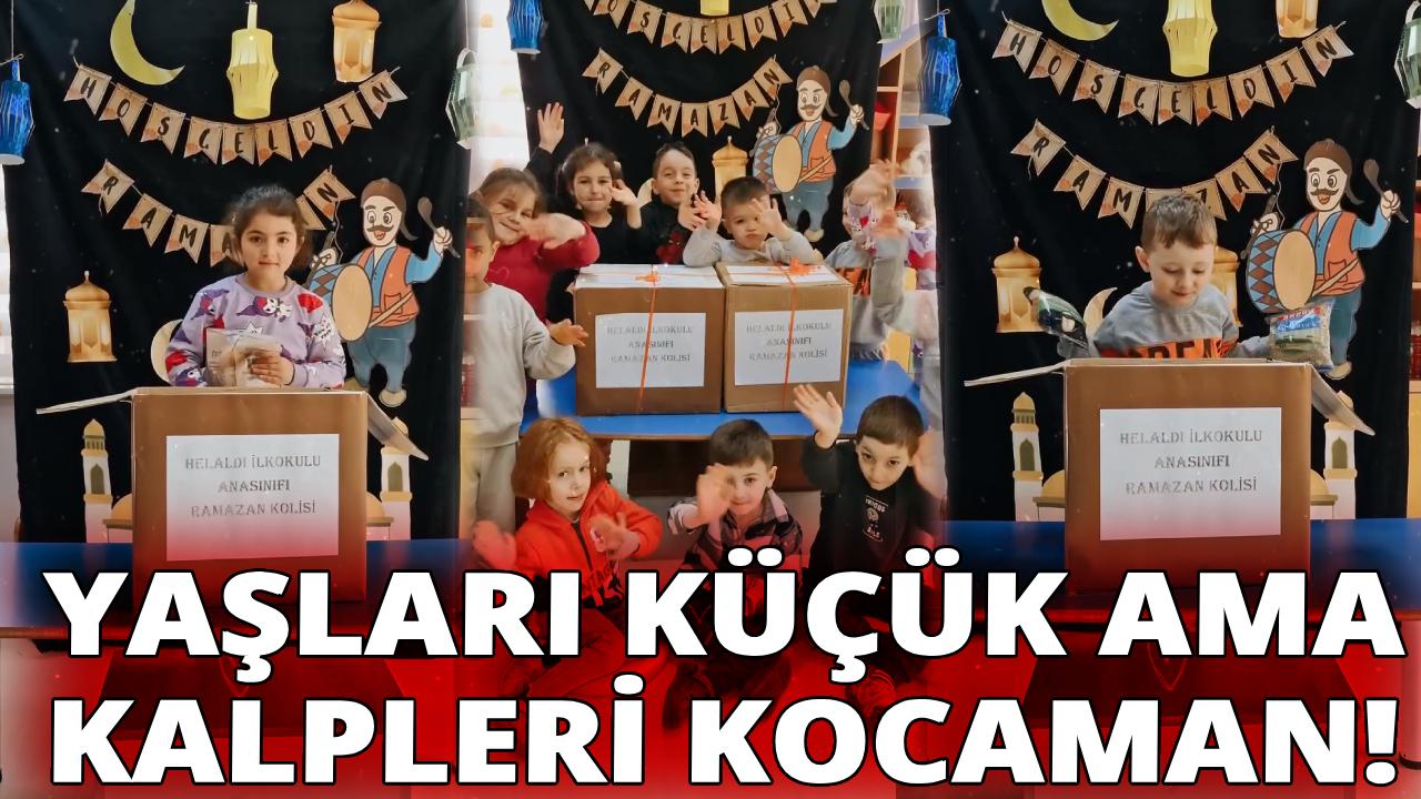 Sinop'ta minikler iyilik için seferber oldu