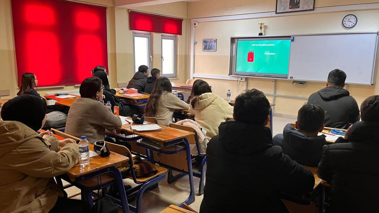 Sinop’ta öğrencilere afet bilinci kazandırıldı