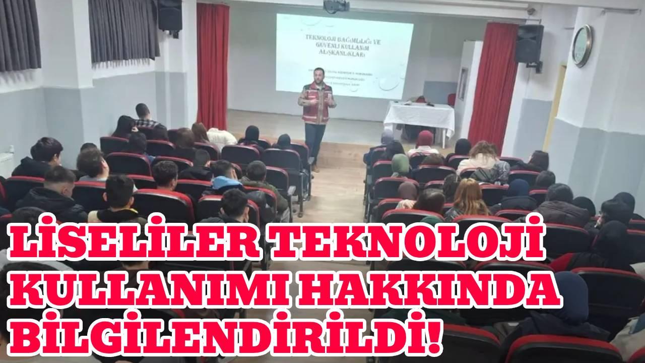 Sinop’ta öğrencilere “Güvenli Teknoloji Kullanımı” eğitimi