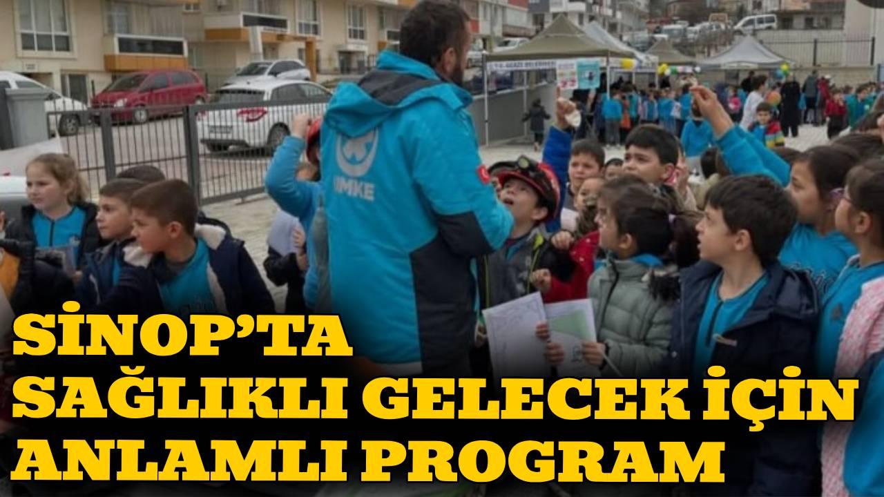 Sinop'ta öğrencilere sağlık bilinci aşılandı