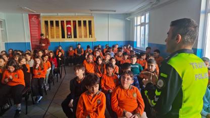 Sinop’ta öğrencilere trafik eğitimi