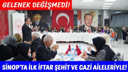 Sinop'ta Ramazan'ın ilk iftarı vefa buluşmasına dönüştü