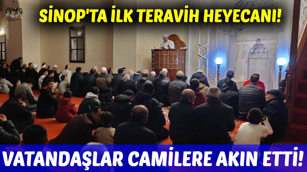 Sinop'ta Ramazan’ın ilk teravih namazı kılındı