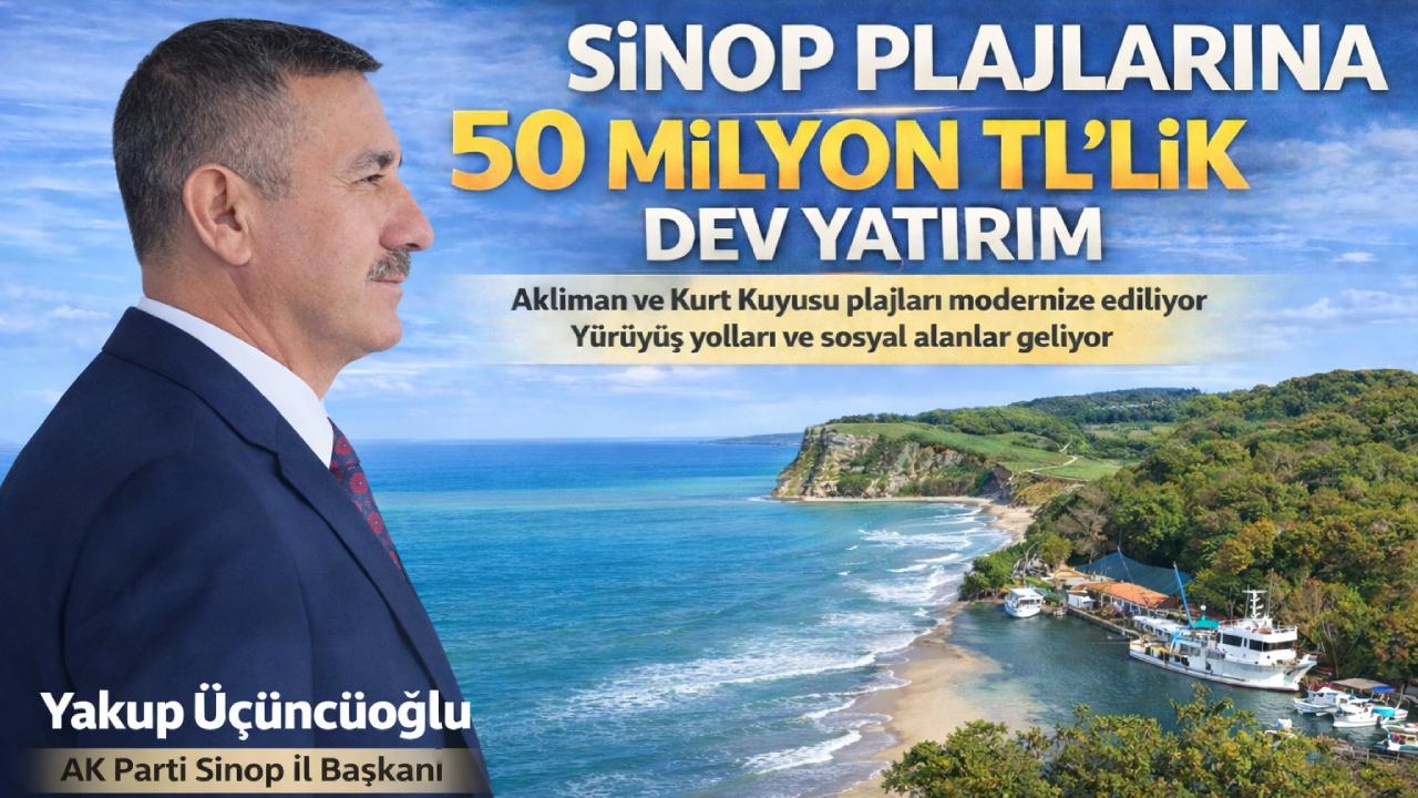 Sinop’ta turizm altyapısı güçleniyor