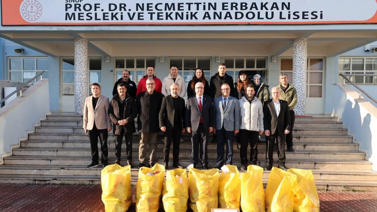 Sinop’ta üniversite ve sendikadan anlamlı sosyal sorumluluk örneği