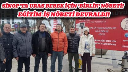 Sinop’ta Uras Bebek İçin Seferberlik: Eğitim-İş nöbeti devraldı