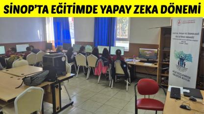 Sinop'ta  yapay zekâ temelli eğitim programı hayata geçti