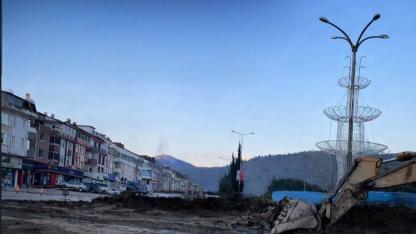 Sinop'ta yeni kavşak çalışması başladı