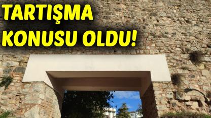 Sinop'un tarihi surlarında kemer tartışması